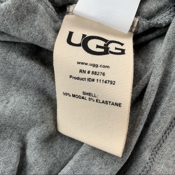 Ugg Marisol Grey 3/4 Sleeve Top - Picture 8 of 9